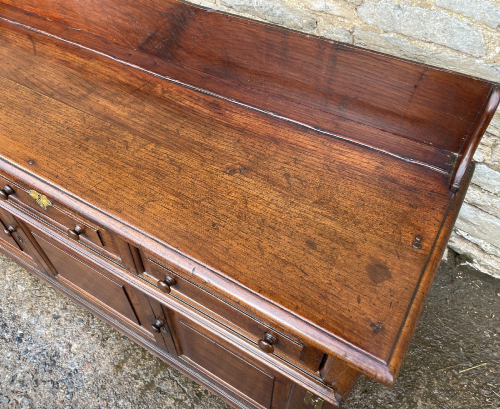 18th Century Georgian Oak Dresser Base View XI