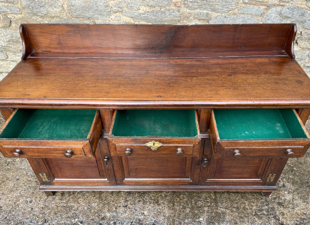 18th Century Georgian Oak Dresser Base View XVII