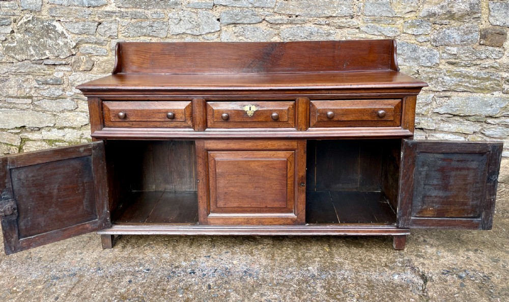 18th Century Georgian Oak Dresser Base View XX