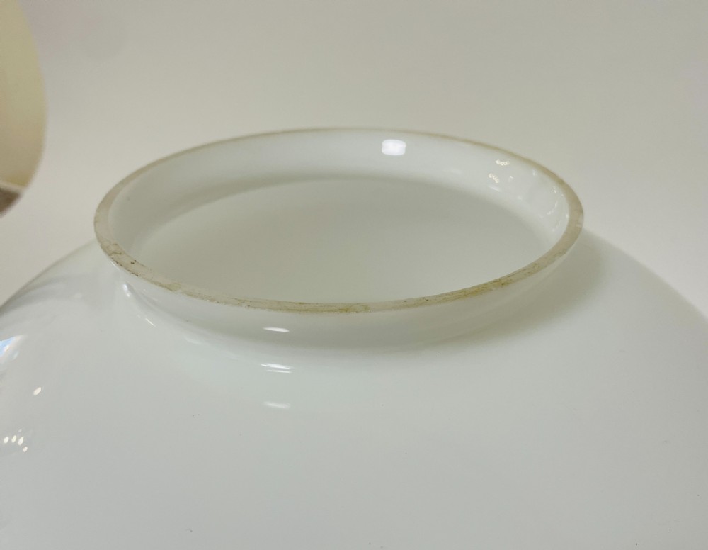Art Deco Stepped Opaline Pendant Light View X