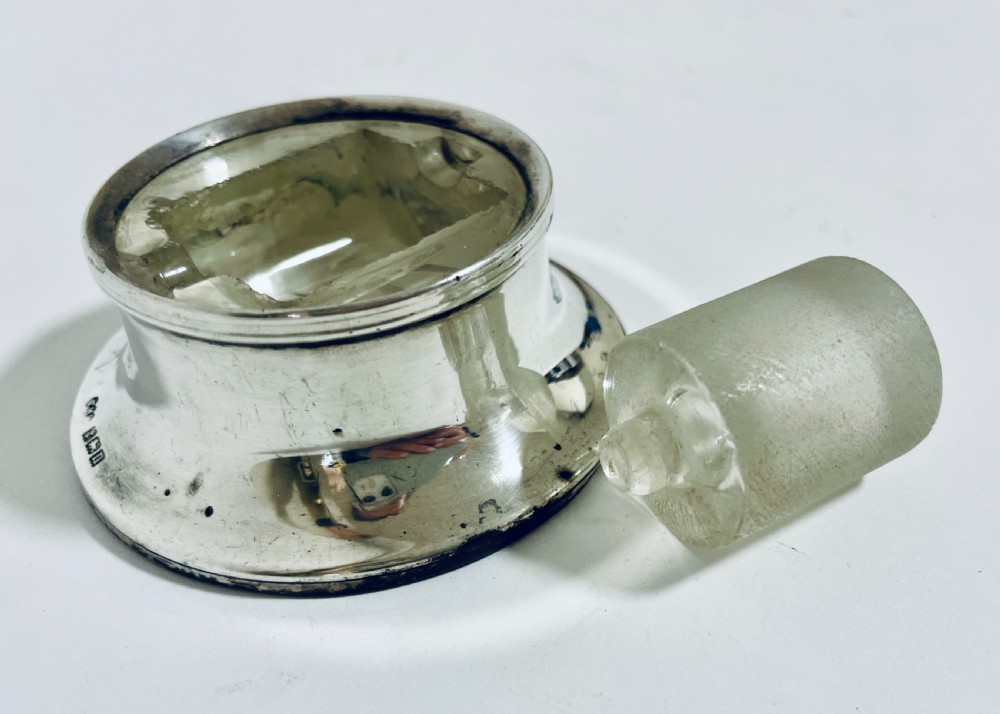 Antique Silver Stamp Wetter View IX