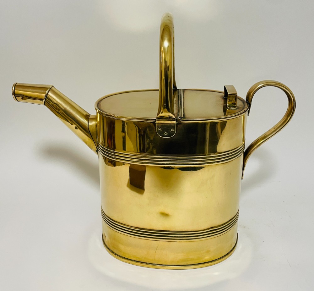 Large Antique Brass Watering Can