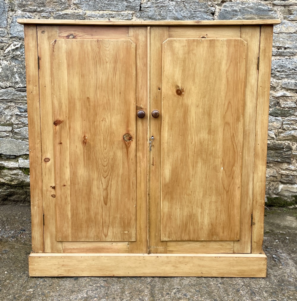 Antique Stripped Pine Cupboard