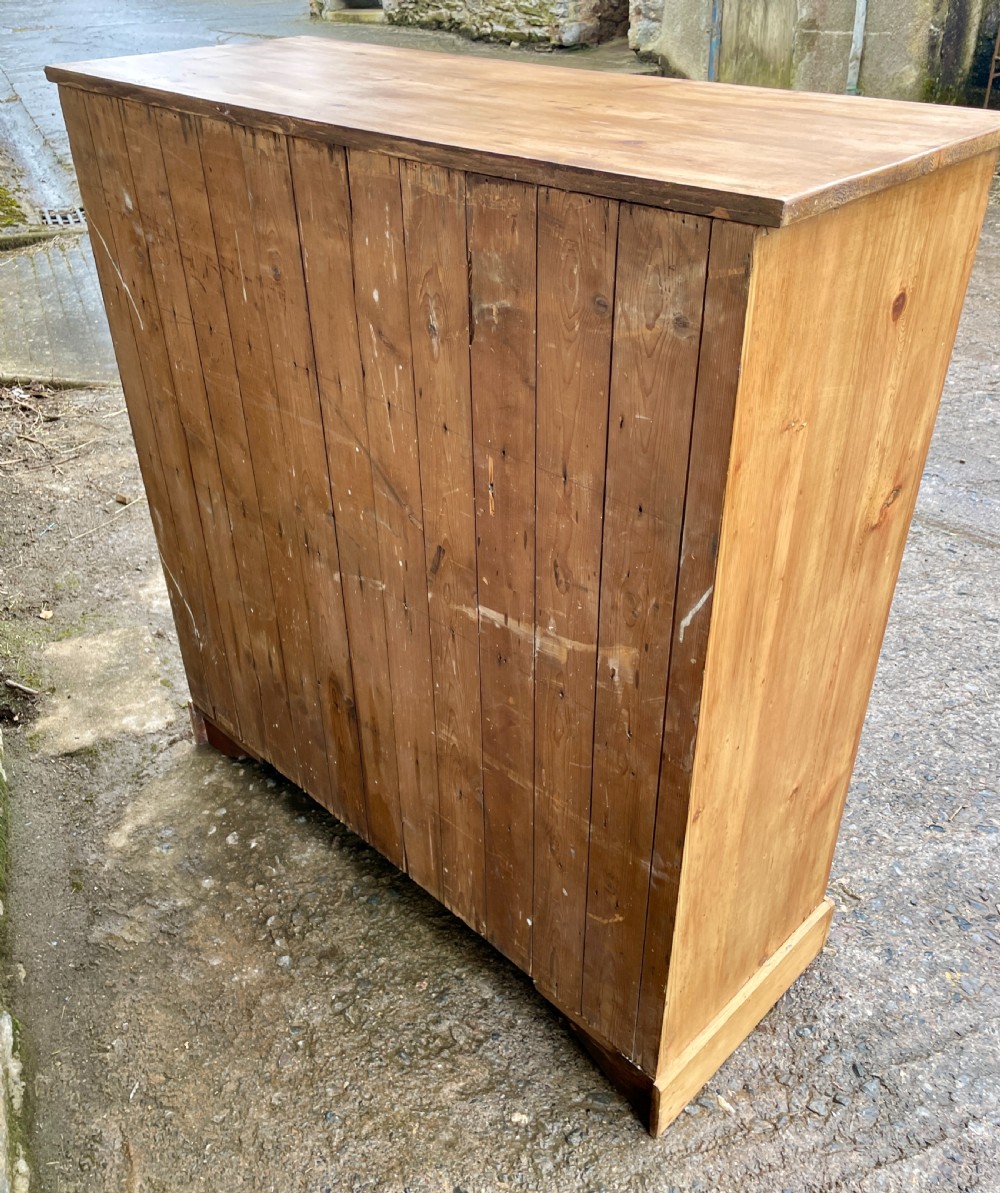 Antique Stripped Pine Cupboard View XIV