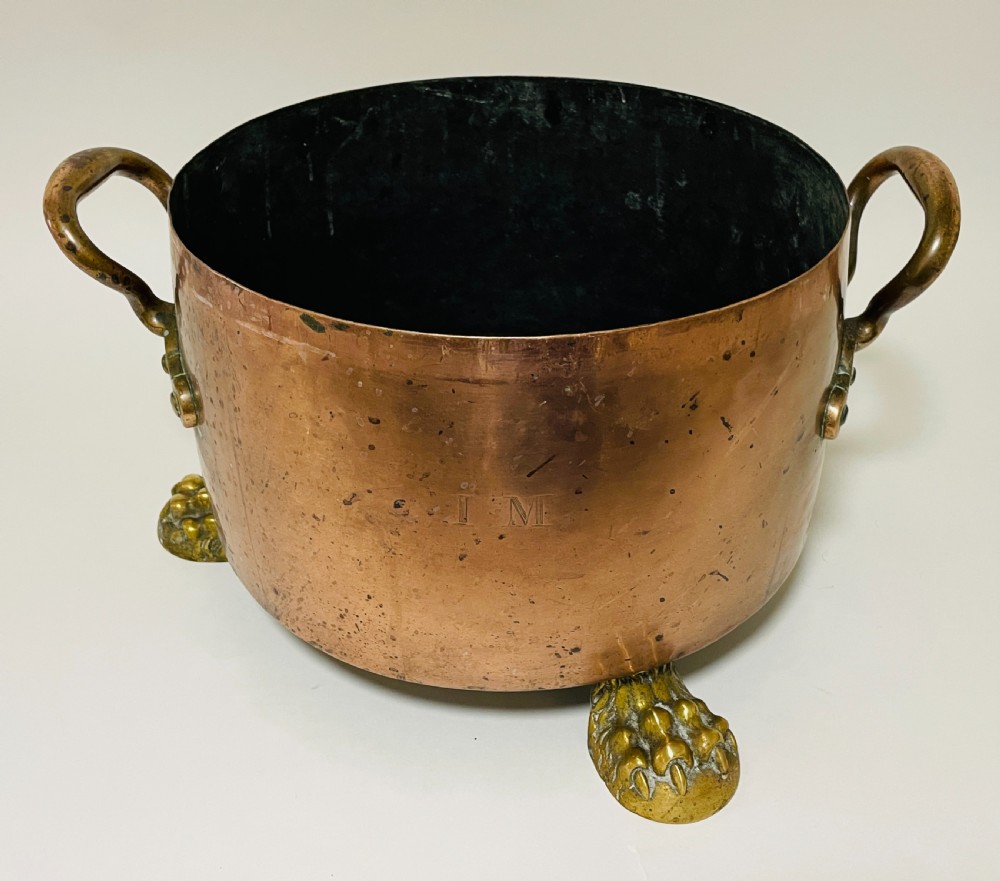 Large Victorian Copper Lidded Pot View VI