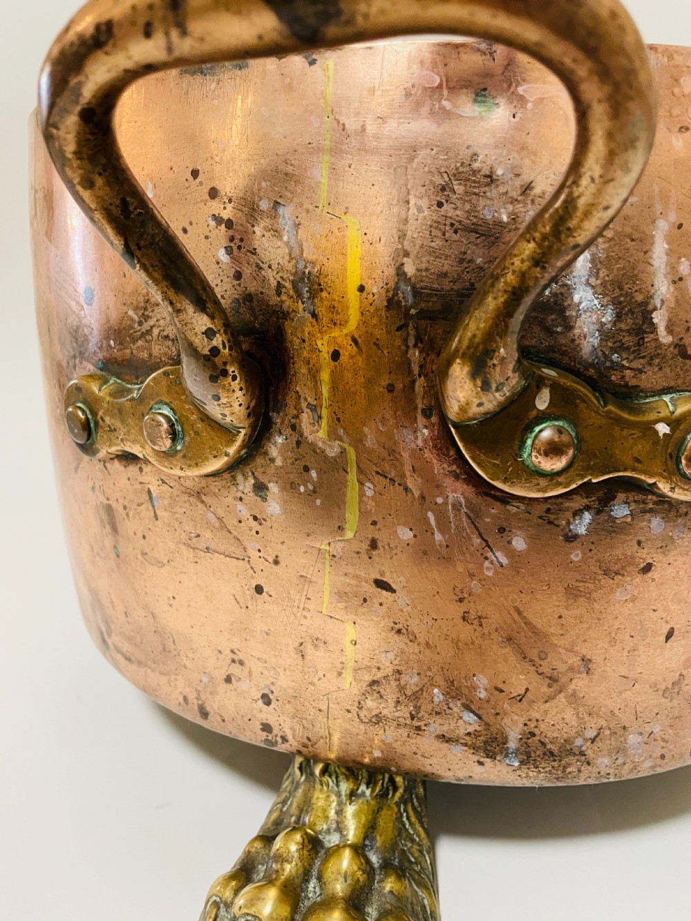 Large Victorian Copper Lidded Pot View XIII