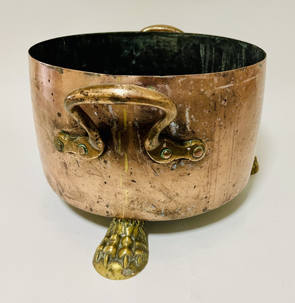 Large Victorian Copper Lidded Pot View XVII