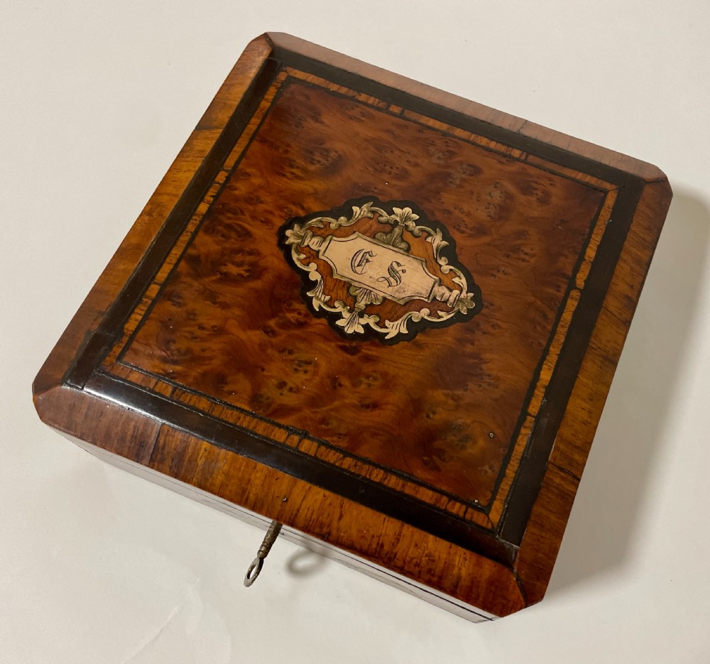 Antique Napoleon III Inlaid Box View III