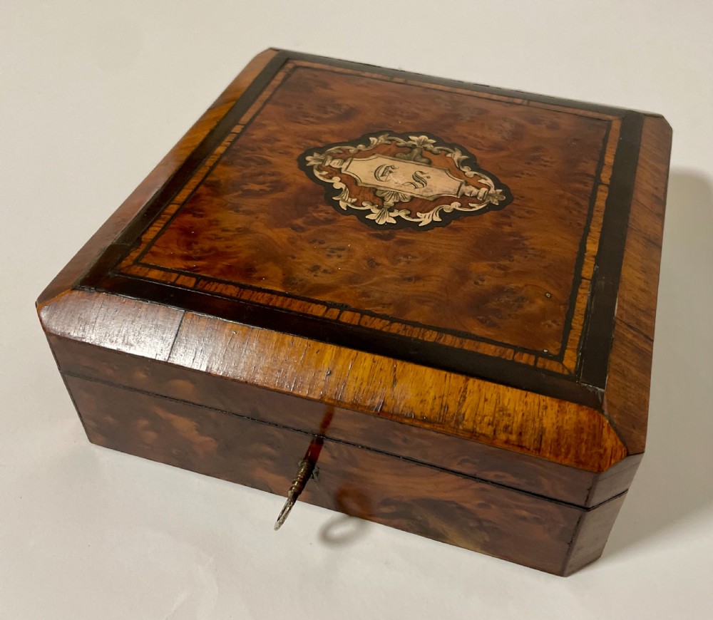 Antique Napoleon III Inlaid Box View IV