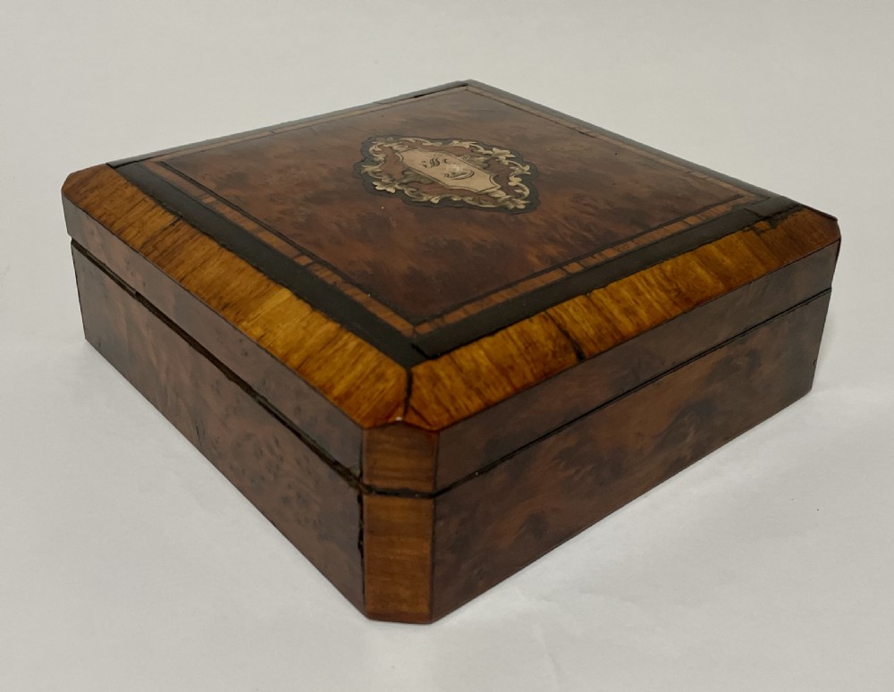 Antique Napoleon III Inlaid Box View IX