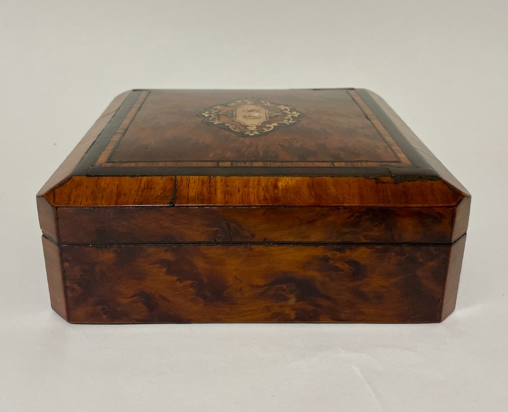 Antique Napoleon III Inlaid Box View X