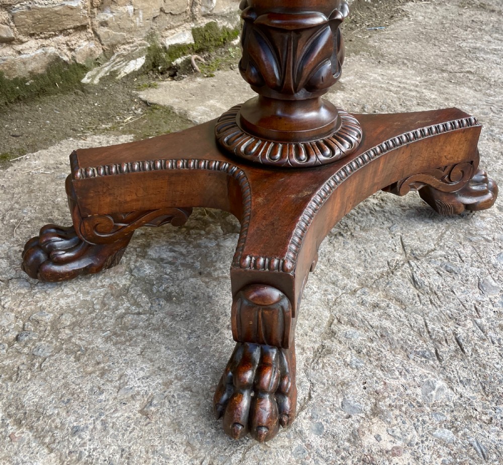 Regency Mahogany Card Table View IV