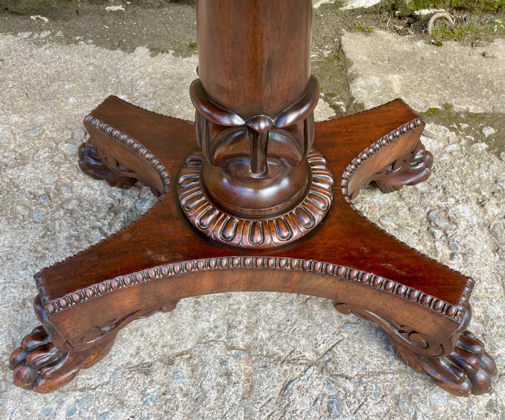 Regency Mahogany Card Table View V