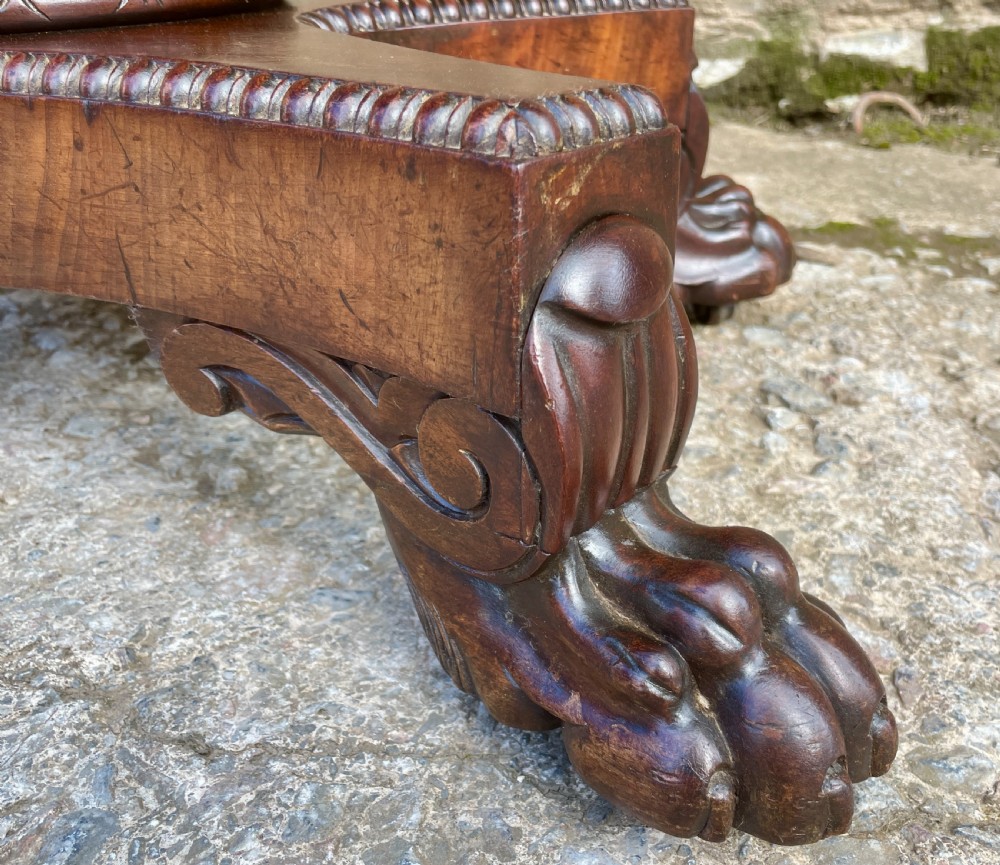 Regency Mahogany Card Table View VI