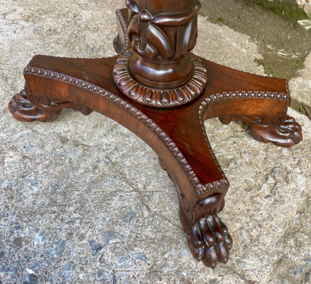 Regency Mahogany Card Table View VII