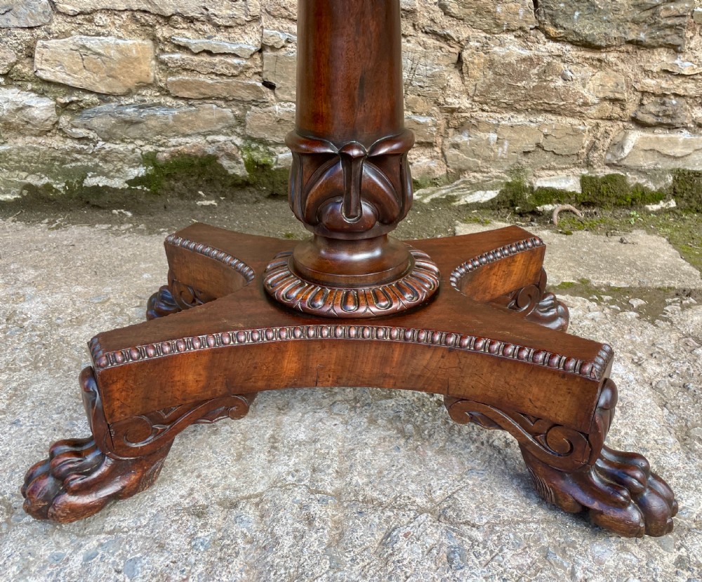 Regency Mahogany Card Table View XIV