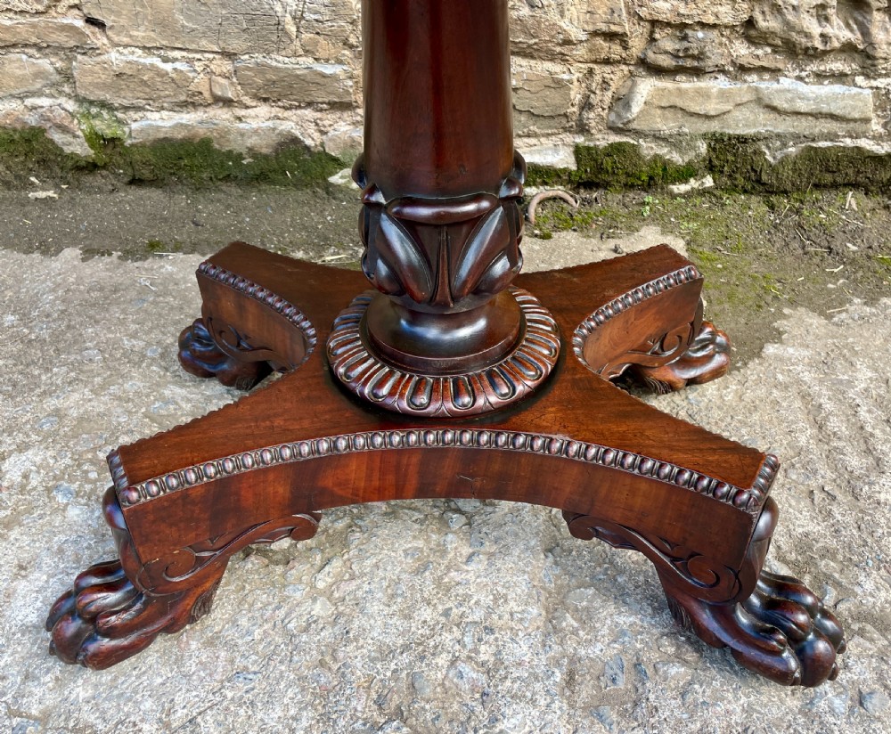 Regency Mahogany Card Table View XXI