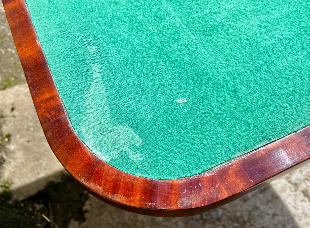 Regency Mahogany Card Table View XXIV