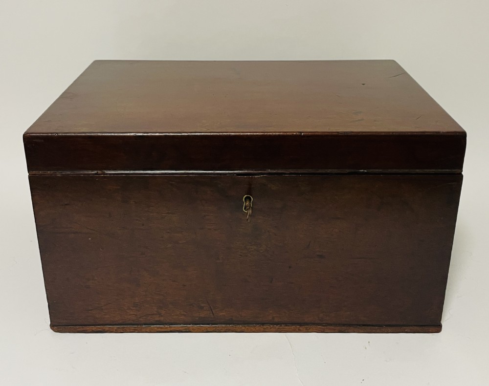 Antique Mahogany Document Box