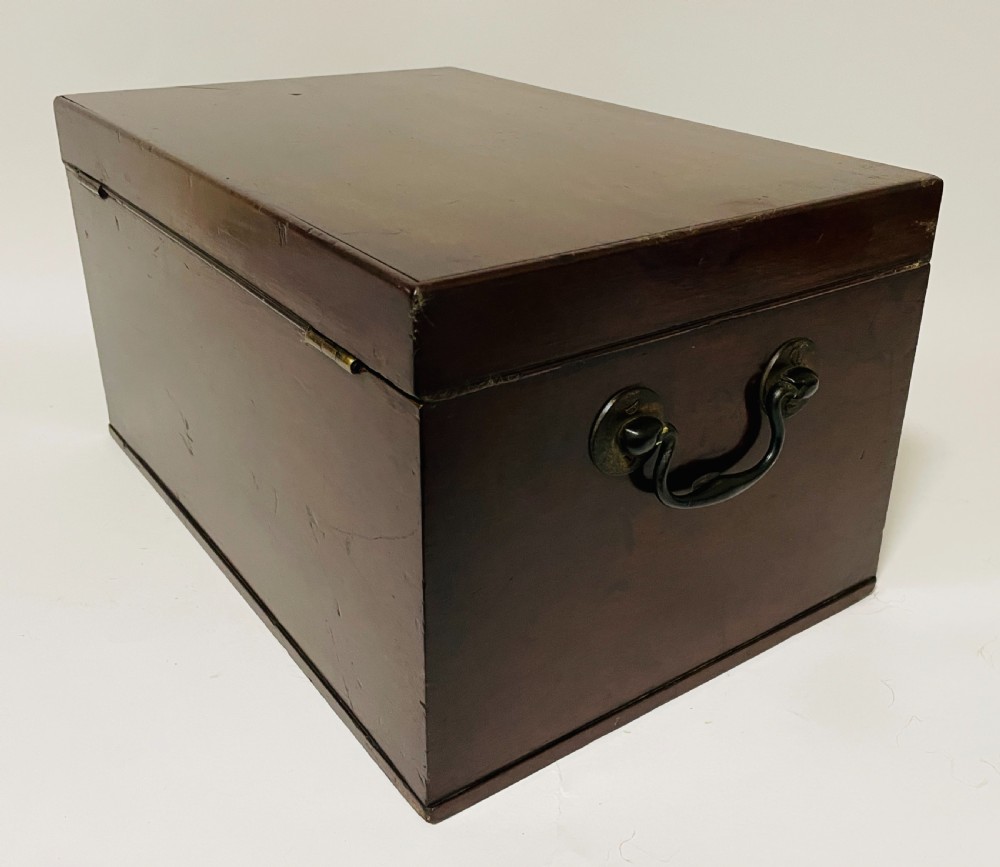 Antique Mahogany Document Box View VII