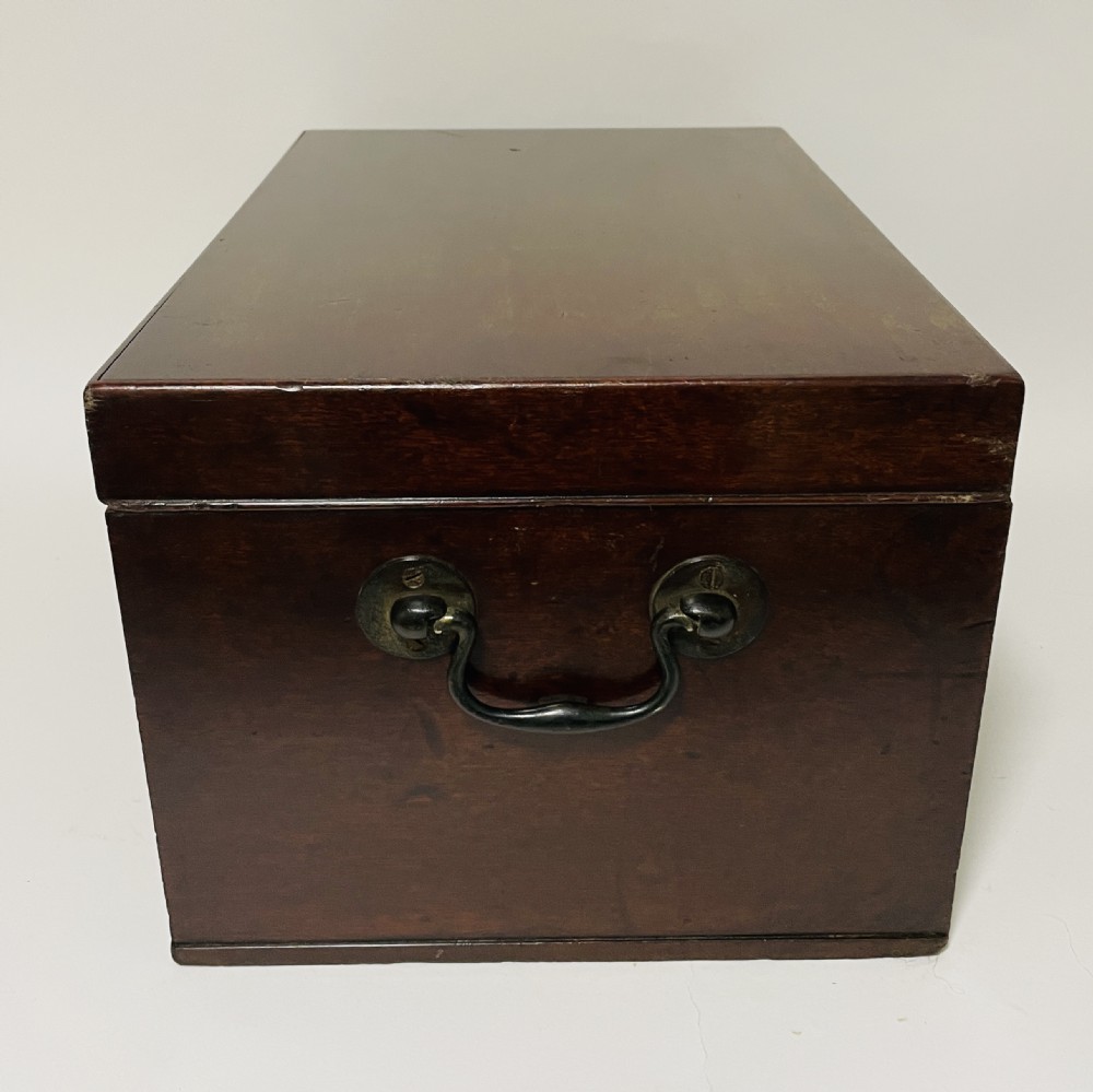 Antique Mahogany Document Box View VIII