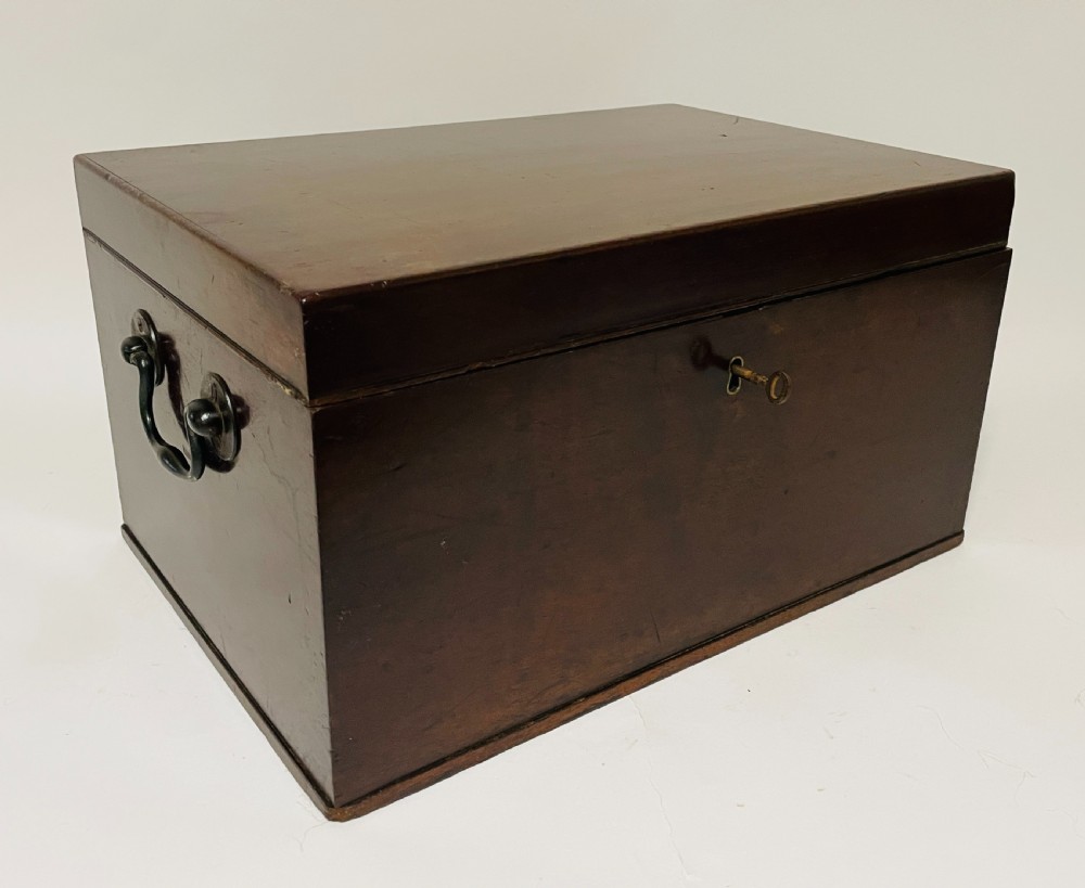Antique Mahogany Document Box View X