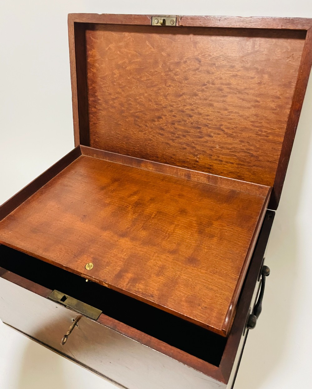 Antique Mahogany Document Box View XV