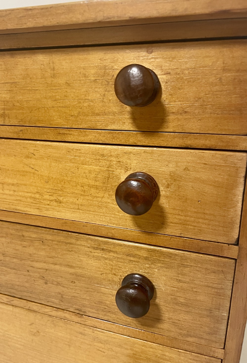 Antique Miniature Pine Chest of Drawers View IV