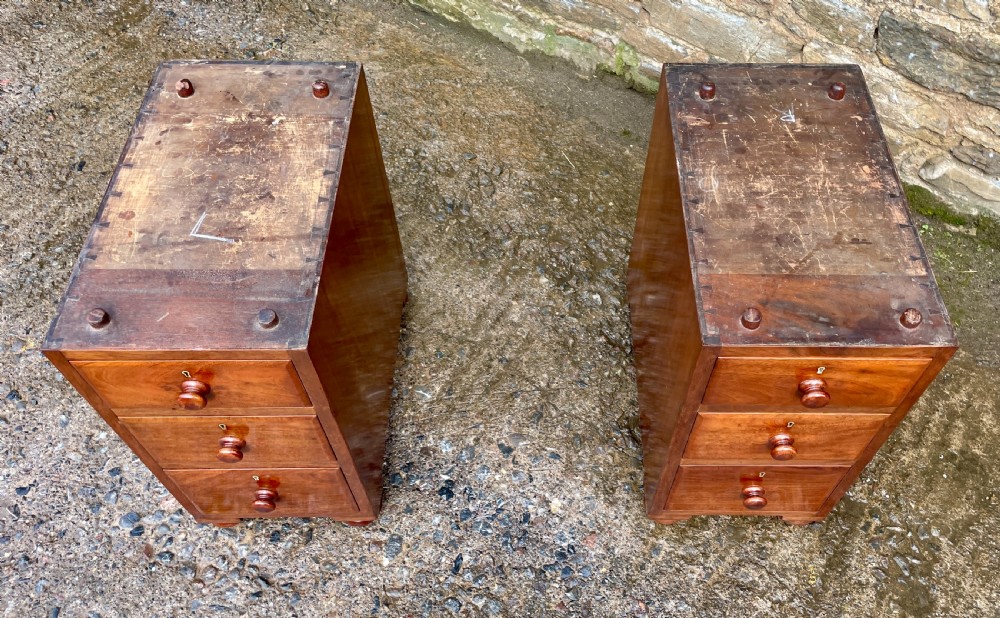 Antique Mahogany Campaign Desk View XXII