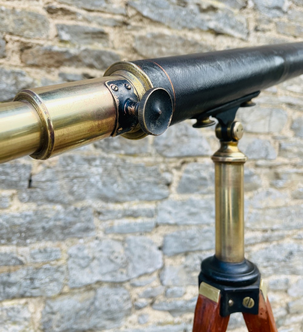 Antique Telescope on Tripod View IX