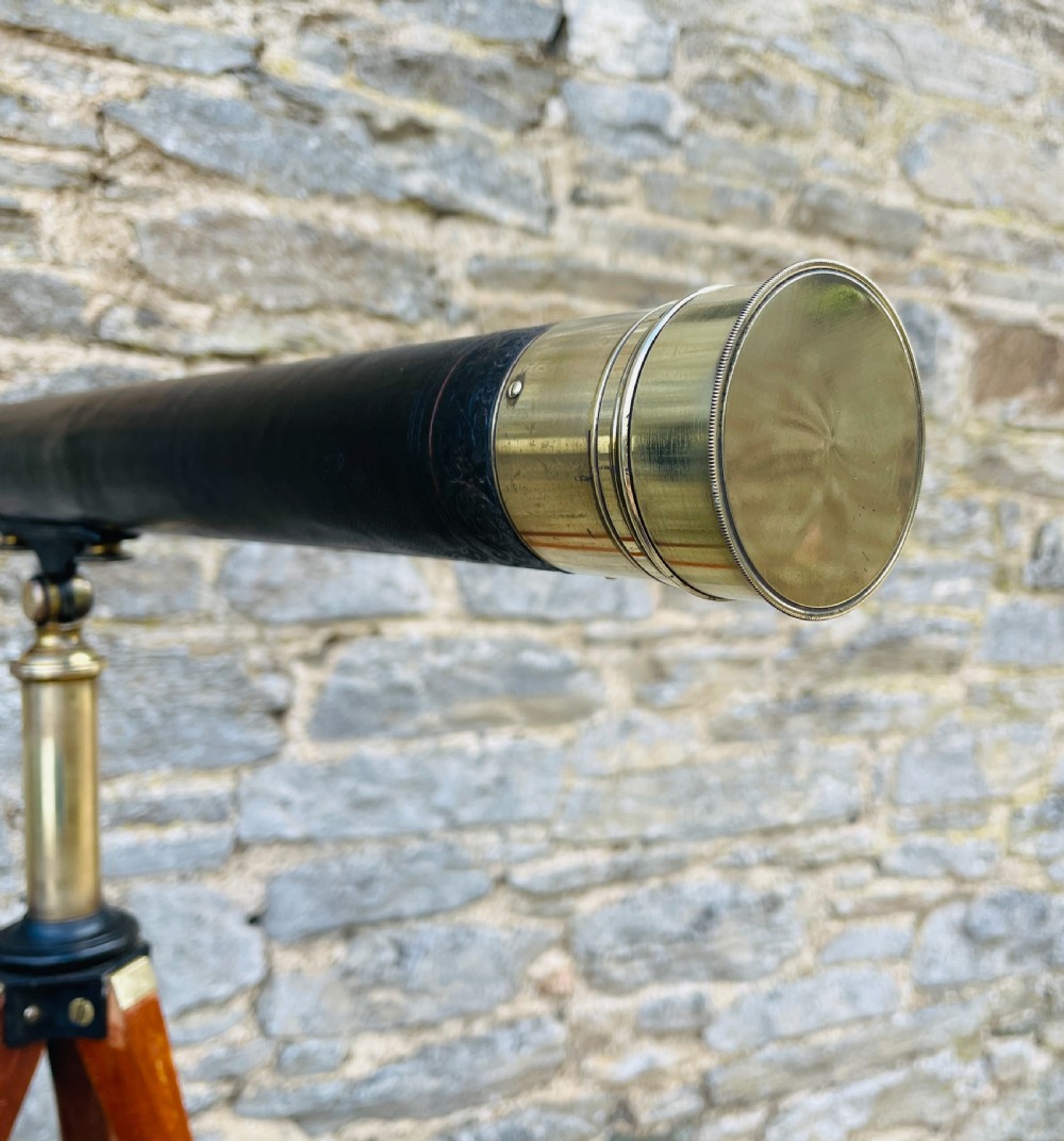 Antique Telescope on Tripod View XII