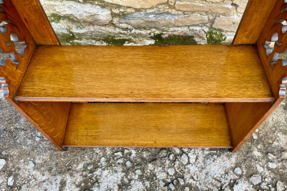 Antique Oak Wall Shelves View XII