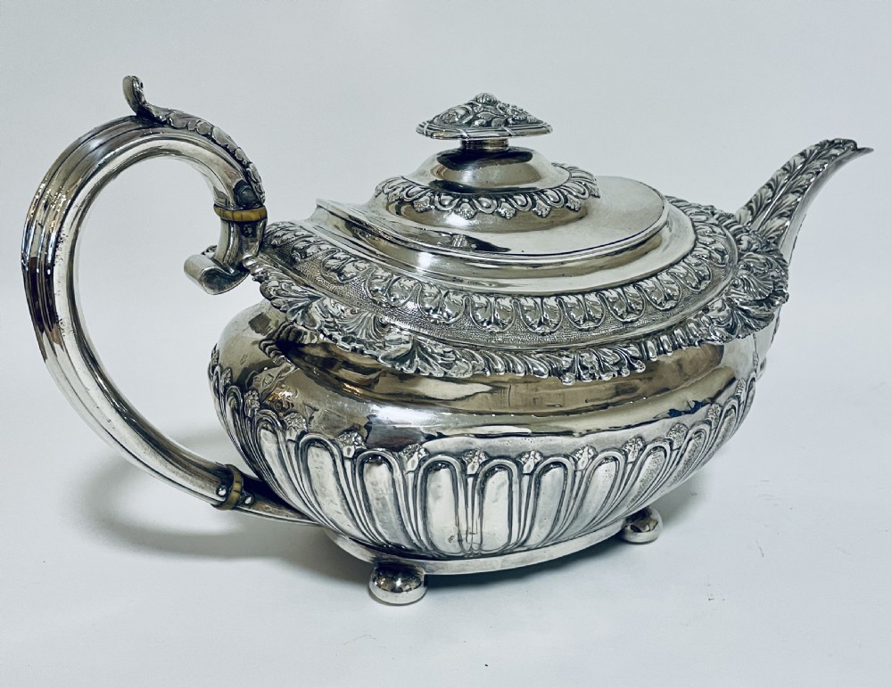 George IV Silver Teapot View III
