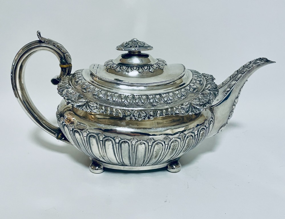 George IV Silver Teapot View VI