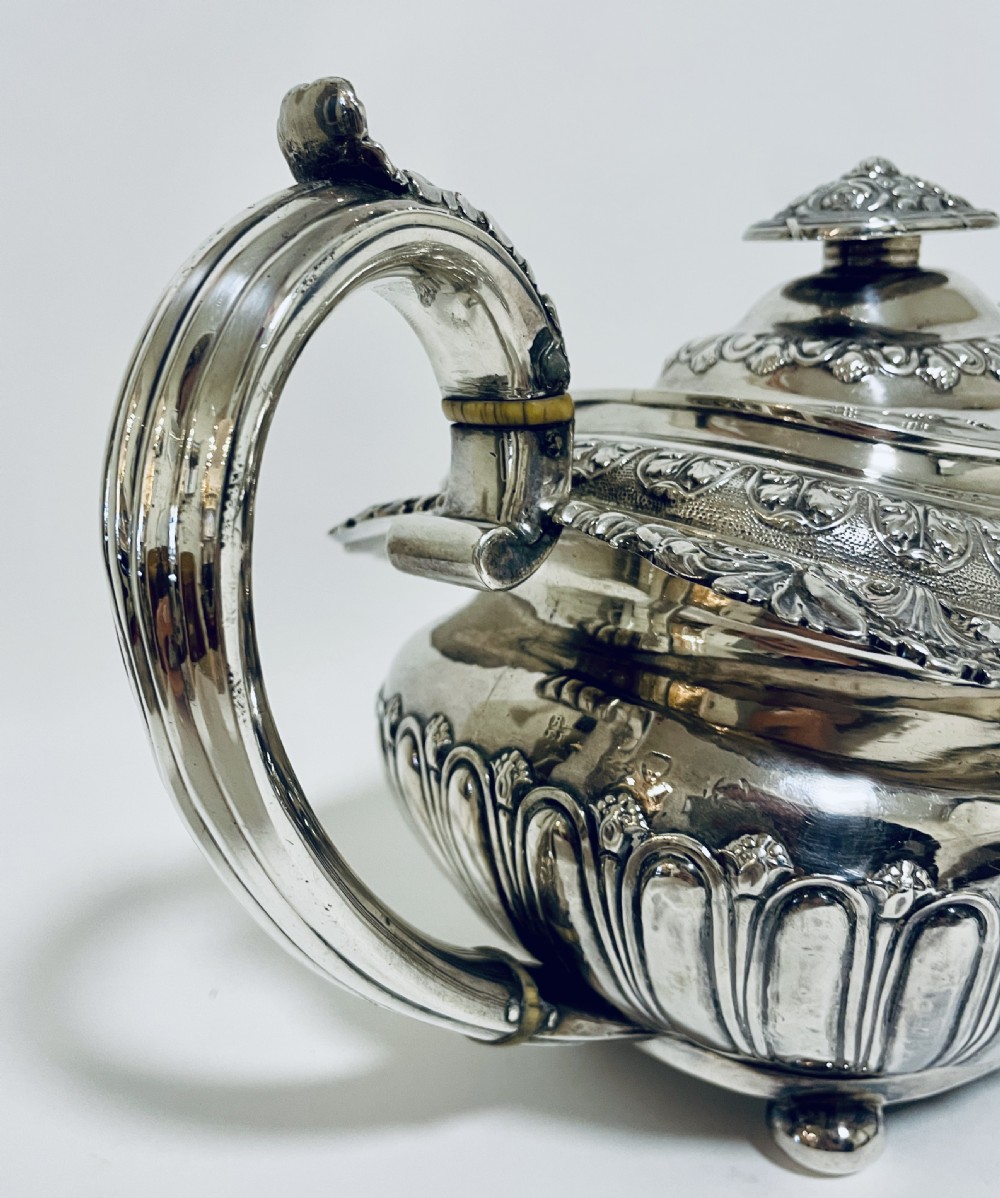 George IV Silver Teapot View IX