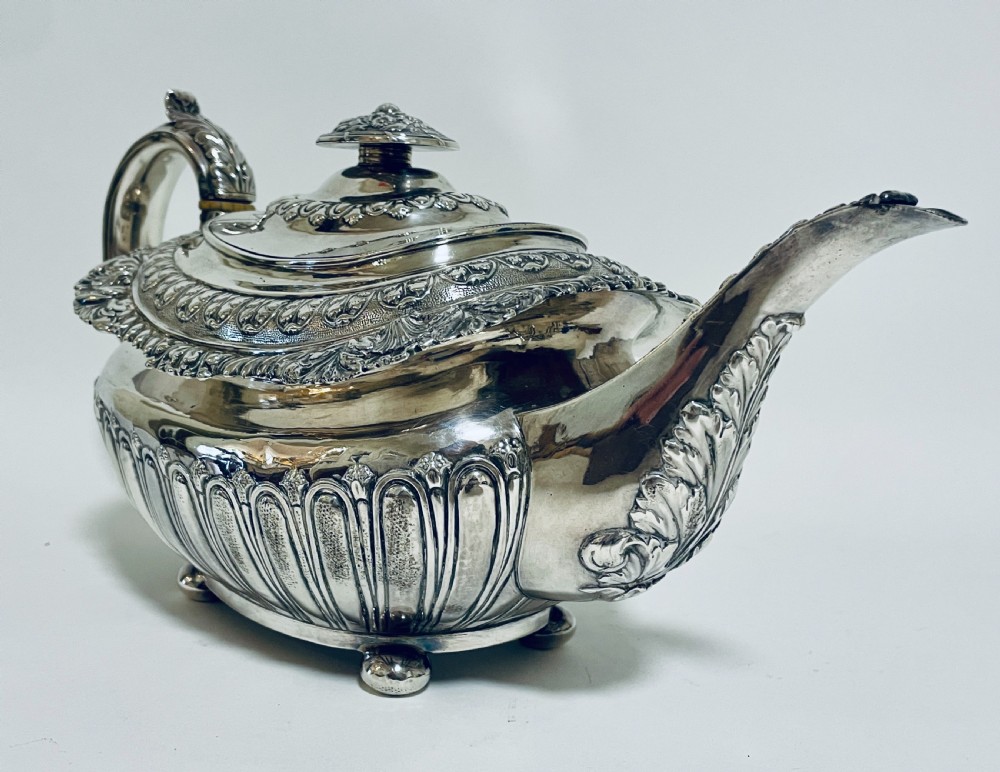 George IV Silver Teapot View X