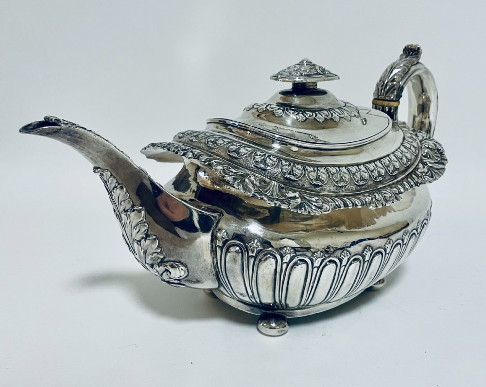 George IV Silver Teapot View XII