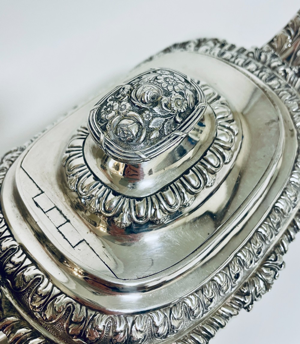 George IV Silver Teapot View XVI