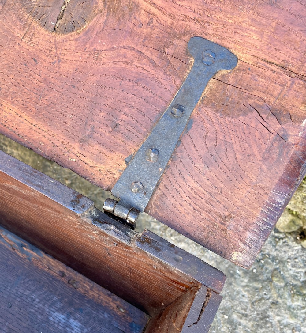 18th Century Planked Oak Coffer View VI