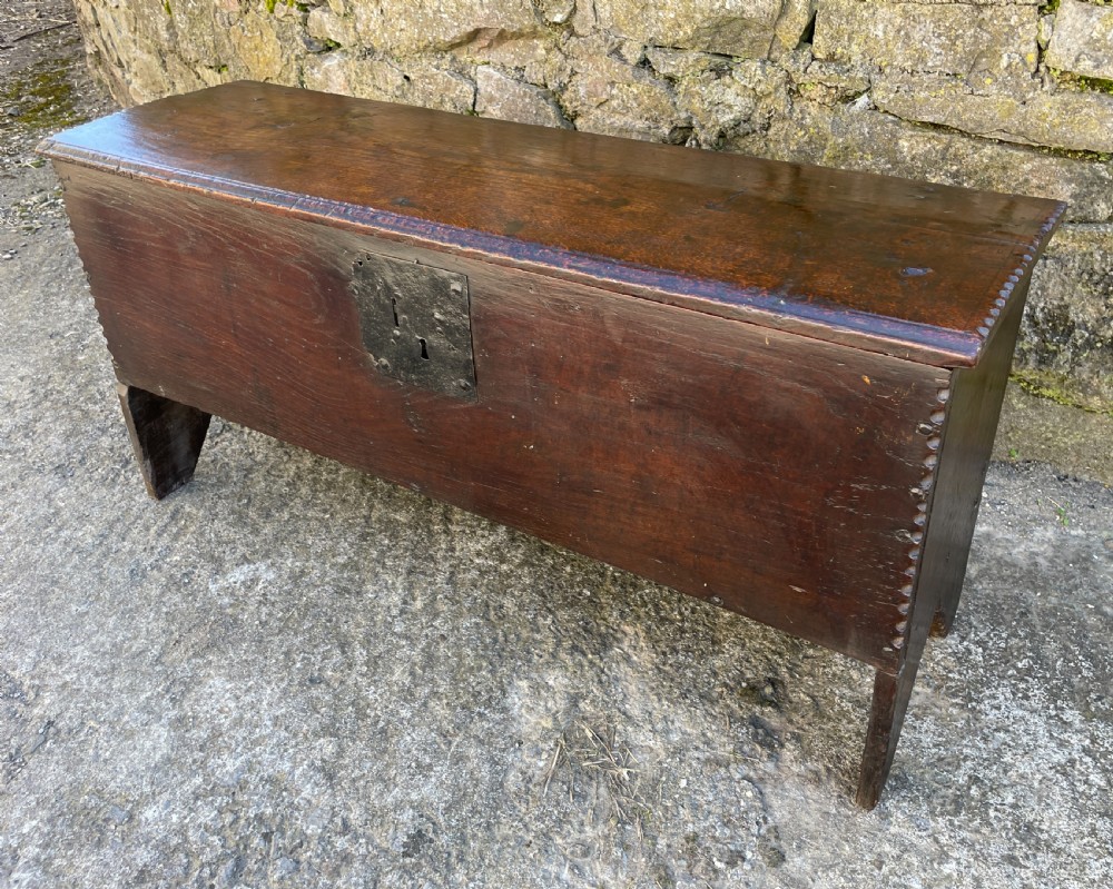 18th Century Planked Oak Coffer View X