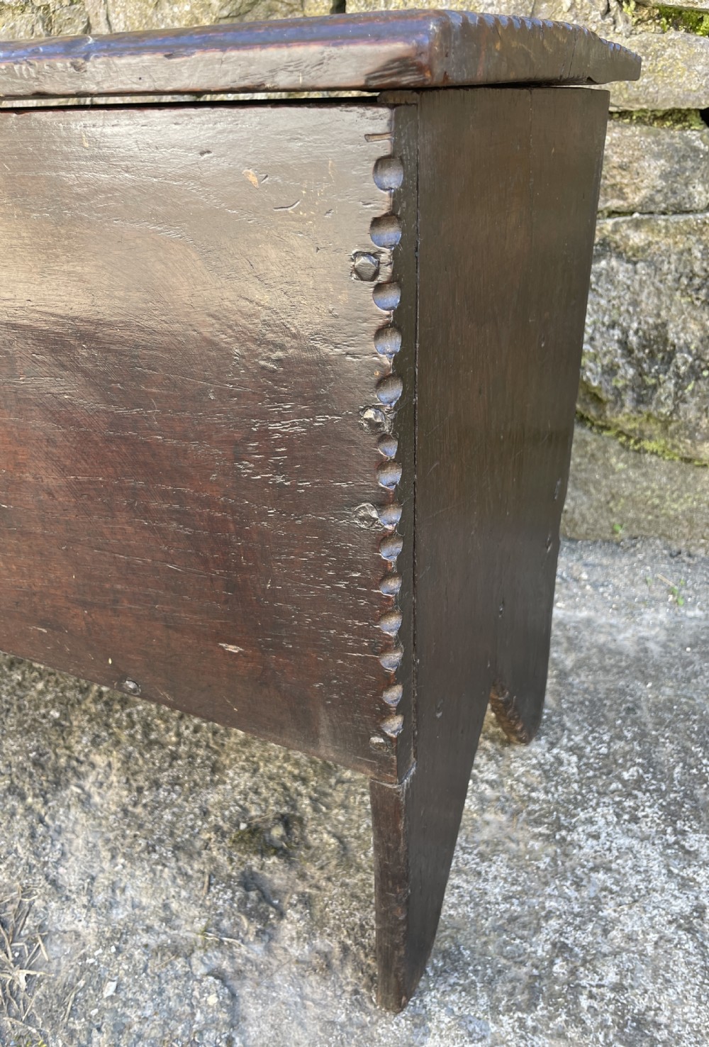 18th Century Planked Oak Coffer View XI