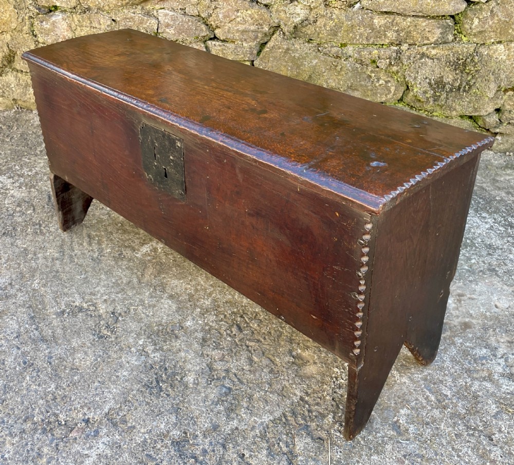 18th Century Planked Oak Coffer View XIII