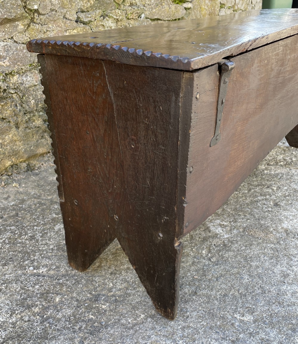 18th Century Planked Oak Coffer View XVIII