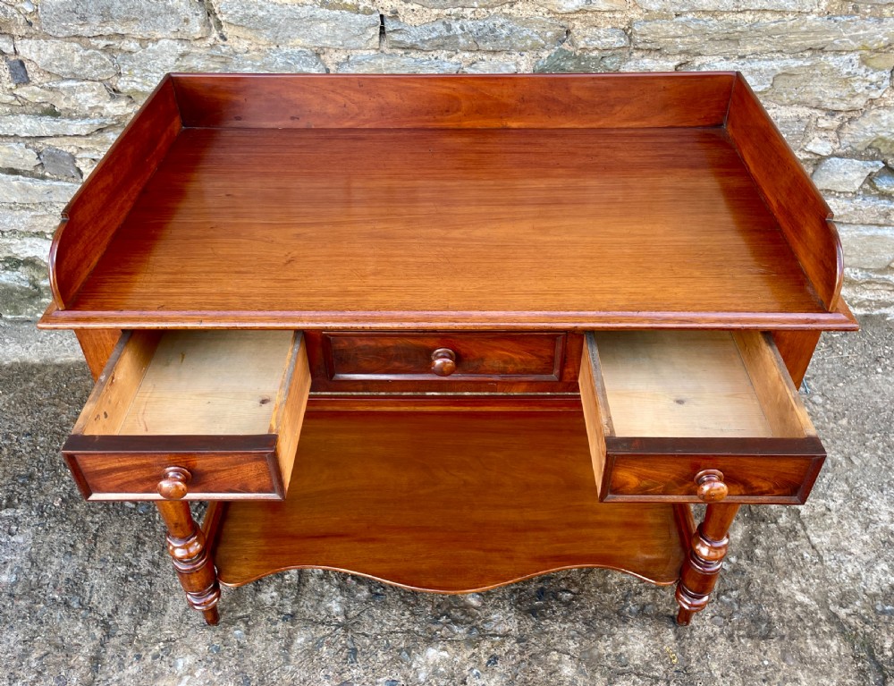 Victorian Mahogany Washstand View IV