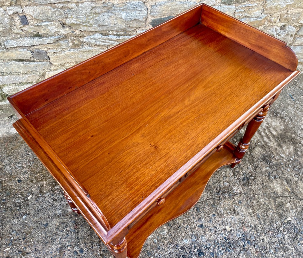 Victorian Mahogany Washstand View VIII