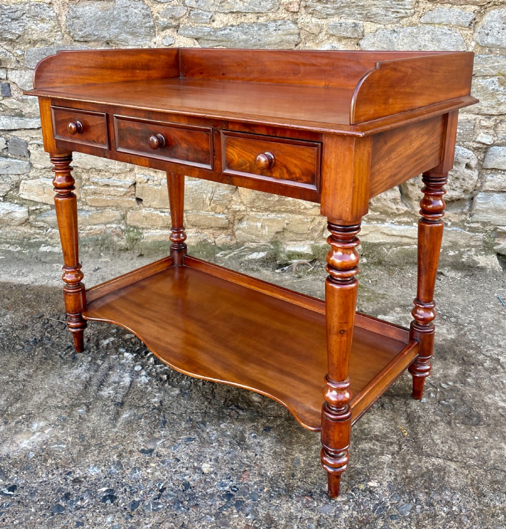 Victorian Mahogany Washstand View X