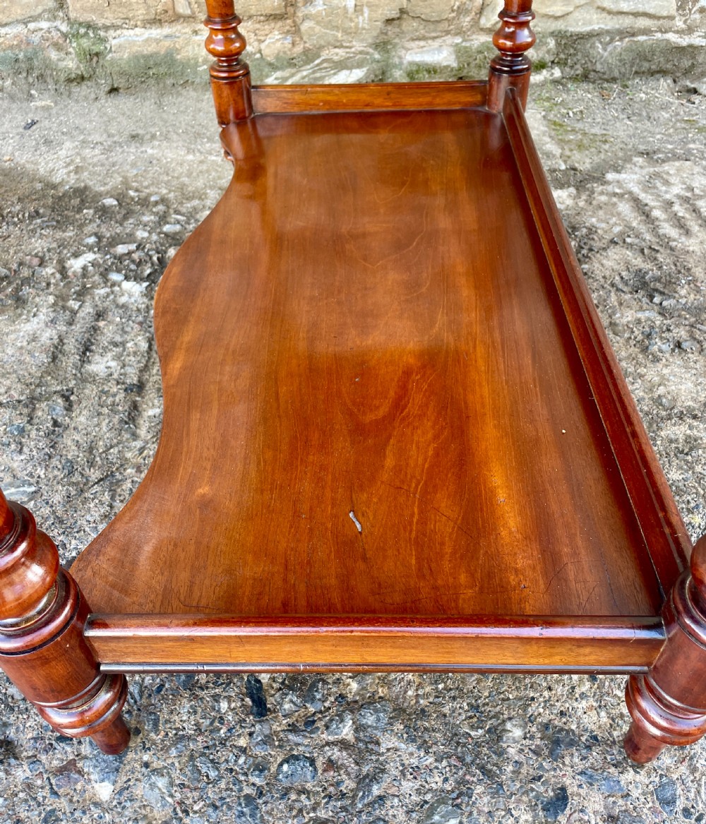 Victorian Mahogany Washstand View XI