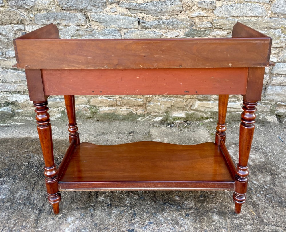 Victorian Mahogany Washstand View XII
