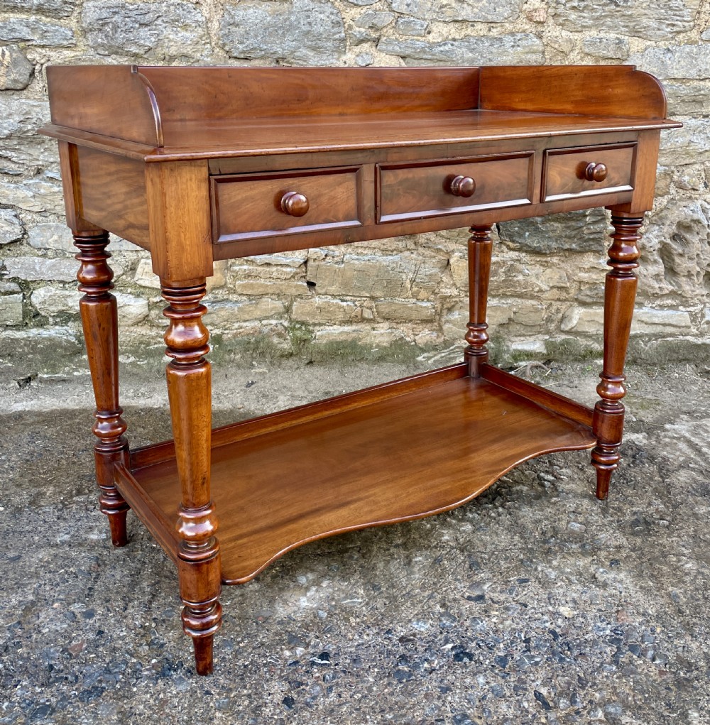 Victorian Mahogany Washstand View XV