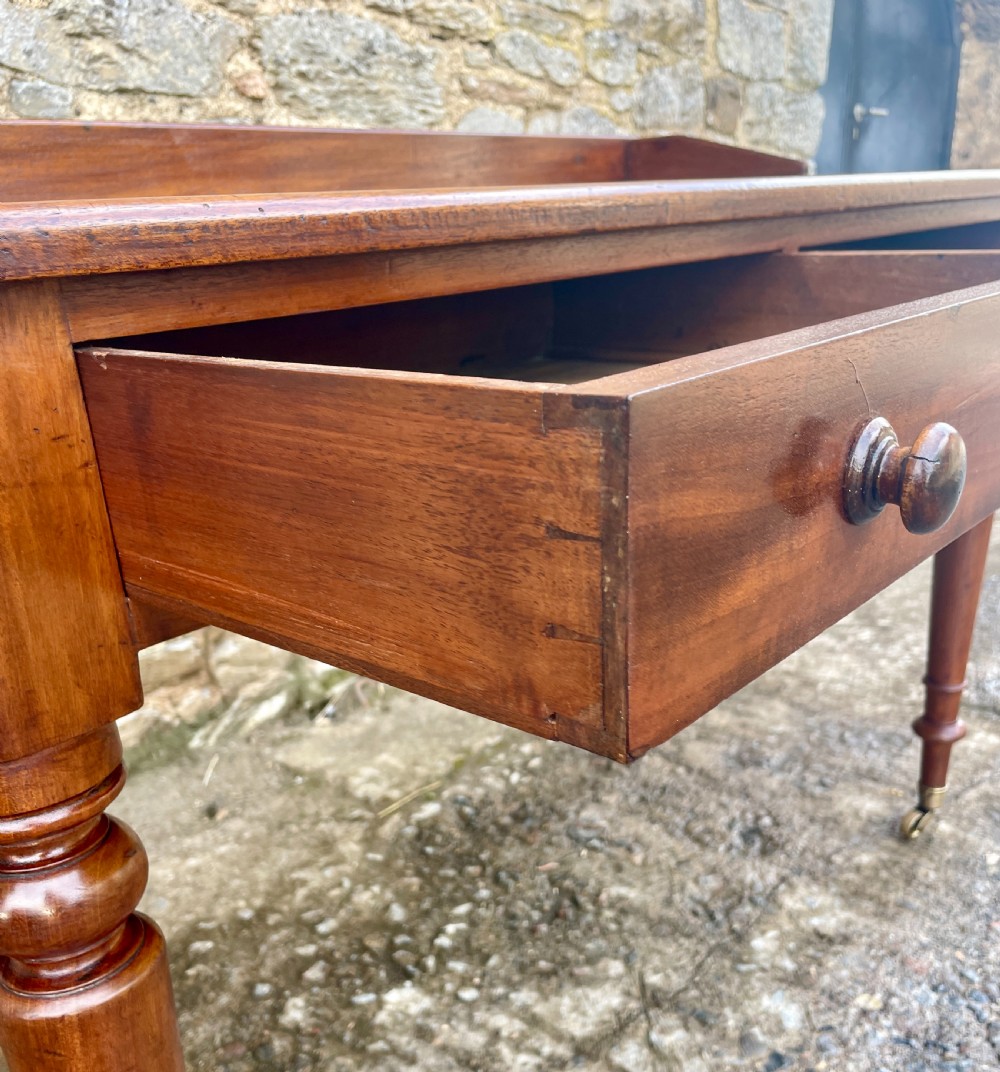 Victorian Mahogany Writing Table View IX
